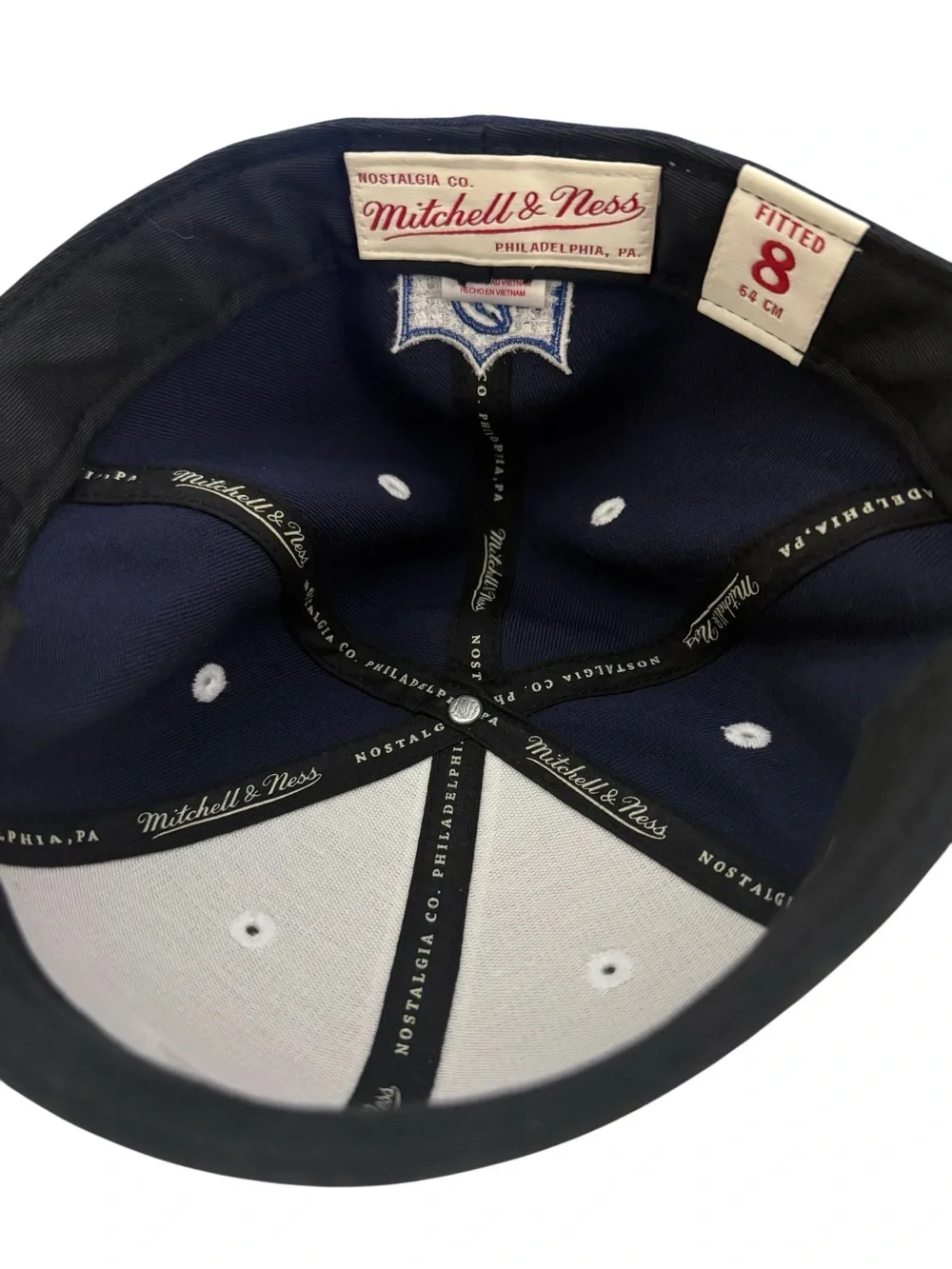 Mitchell & Ness Dallas Cowboy Hat Navy with White Star Sz 8